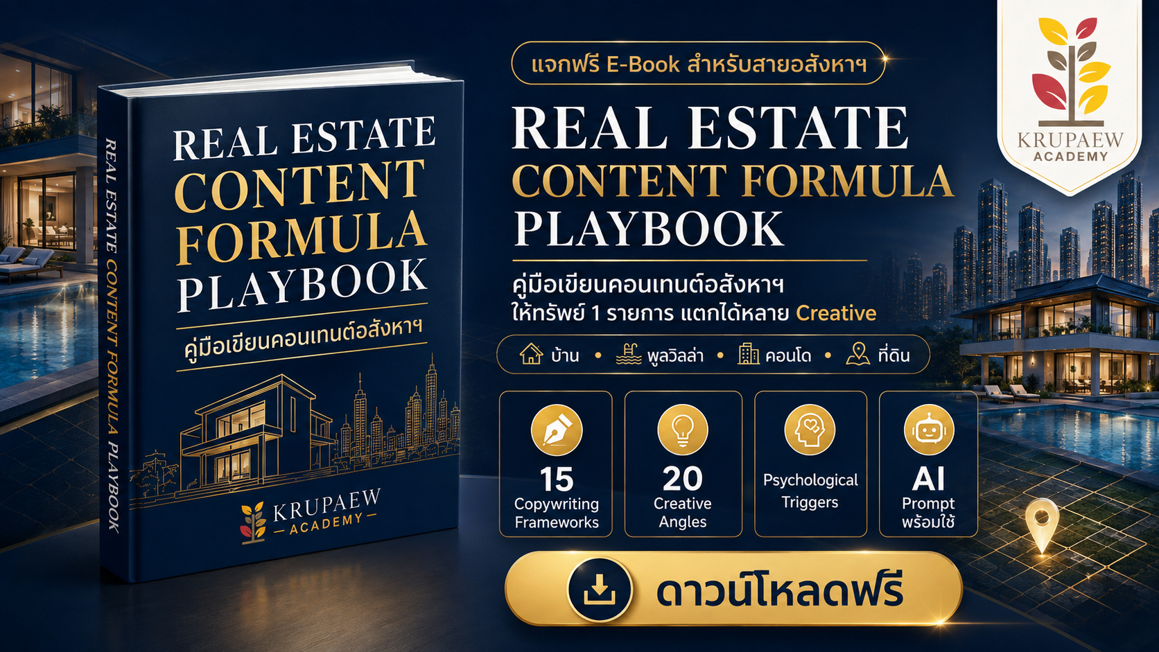 Real Estate Content Formula Playbook Mockup